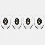 Luxe tequila cadeau wijnglas zonder voet (Achterkant)