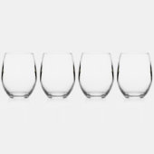 Luxe tequila cadeau wijnglas zonder voet (Links)