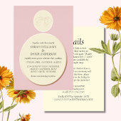 Luxe Thee Roze Rose Gold Minimal Folie Invitation Folie Uitnodiging