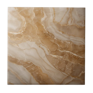 Luxe & Tijdloos – Elegant Gouden Marmer Tegeltje