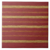 Luxe Trendy Bourgogne Goud Linnen Collectie Tegeltje (Voorkant)