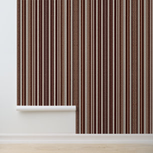 Luxe trendy bruin wit linnen textuur Collectie Behang