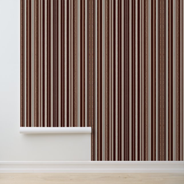 Luxe trendy bruin wit linnen textuur Collectie Behang (Applicatie)