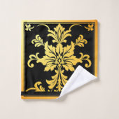 Luxe trendy Elegant Bloemen Collectie Bad Handdoek (Wasdoekje)