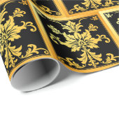 Luxe trendy Elegant Bloemen Collectie Cadeaupapier (Rol Hoek)