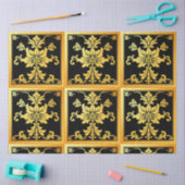 Luxe trendy Elegant Bloemen Collectie Tissuepapier (Craft)