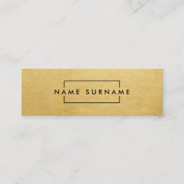 Luxe Trendy Moderne Mini Gold-Visitekaartje Visitekaartje