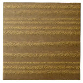 Luxe Trendy Silver Gold Linnen Textuur Collectie Tegeltje (Voorkant)