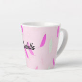 Luxe Trendy Veren Boho Collectie Latte Mok (Rechterhoek)
