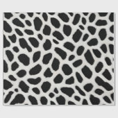 Luxe Trendy White Leopard Elegant Collectie Cadeaupapier (Vlak)