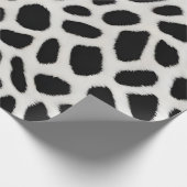Luxe Trendy White Leopard Elegant Collectie Cadeaupapier (Hoek)