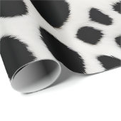 Luxe Trendy White Leopard Elegant Collectie Cadeaupapier (Rol Hoek)