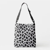 Luxe Trendy White Leopard Elegant Collectie Crossbody Tas (Achterkant)