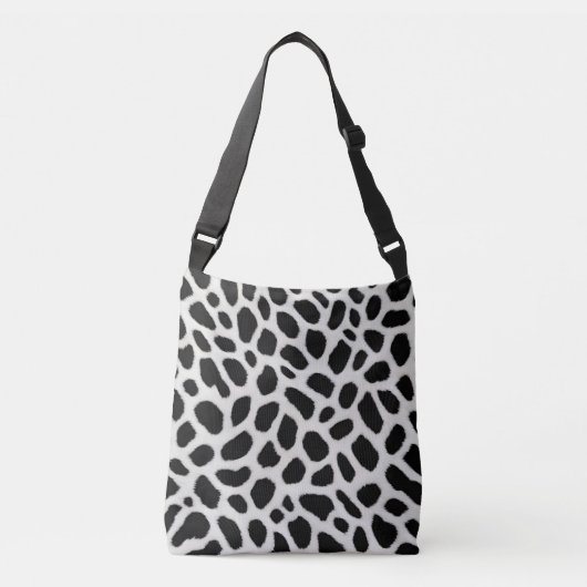 Luxe Trendy White Leopard Elegant Collectie Crossbody Tas (Voorkant)