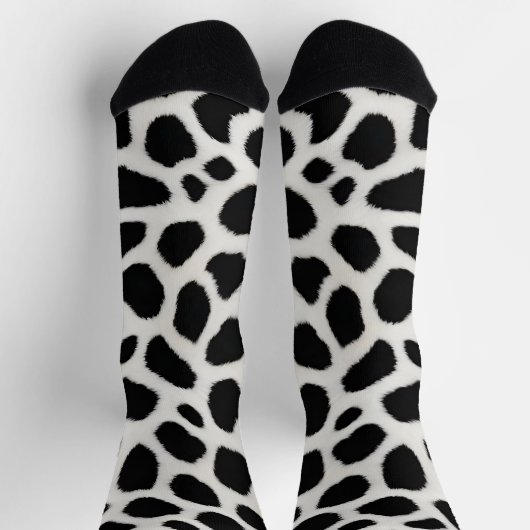 Luxe Trendy White Leopard Elegant Collectie Sokken (Top)