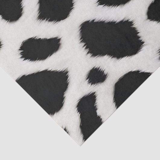 Luxe Trendy White Leopard Elegant Collectie Tissuepapier (Detail)