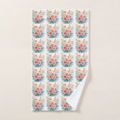 Luxe Trendy Wilde Bloemen Mooie Collectie Bad Handdoek (Handdoek)