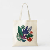 Luxe Tropische Junglebladeren Tote Bag (Achterkant)