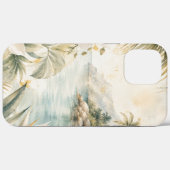 Luxe Tropische Kust Waterverf Kunst | Case-Mate iPhone Case (Achterkant (horizontaal))