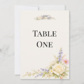 Luxe Trouw Tafelnummer Weidebloemen (Voorkant)