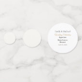 Luxe Trouwconfetti | Aangepaste Tafeldecoratie Confetti (Voorkanten)