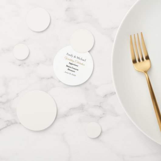 Luxe Trouwconfetti | Aangepaste Tafeldecoratie Confetti (Groep)