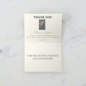 Luxe Trouwfoto Dankkaart Bedankkaart (Binnen)