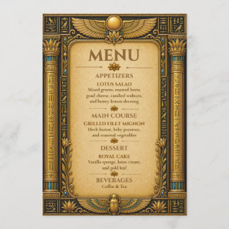 Luxe Trouwmenu Kaart Museum Goud Inspiratie
