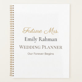 Luxe Trouwplanner | Op maat gemaakte bruidsnotitie Planner