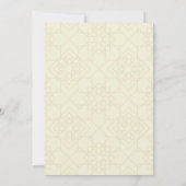 luxe trouwuitnodigingen kaart (Achterkant)