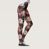 Luxe Tuinroos Bloemkunst Leggings (Rechts)