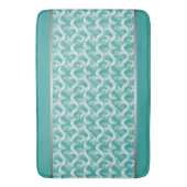 Luxe Turquoise Abstract Ingewikkeld Badmat (Voorkant Verticaal)