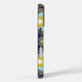 Luxe Turquoise Gouden Blad Mandala Case-Mate iPhone Case (Achterkant / Rechts)