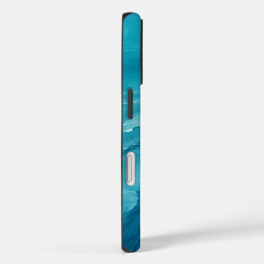 Luxe Turquoise Oceaangolf Case-Mate iPhone Case (Achterkant / Rechts)