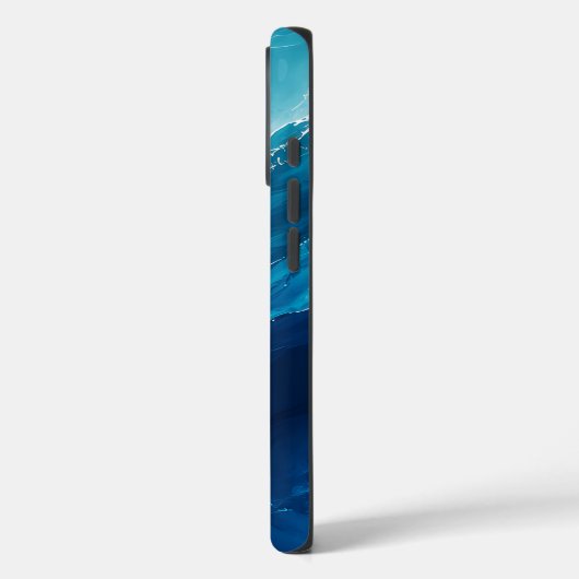 Luxe Turquoise Oceaangolf Case-Mate iPhone Case (Achterkant / Links)