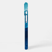 Luxe Turquoise Oceaangolf iPhone Hoesje (Linkerkant)