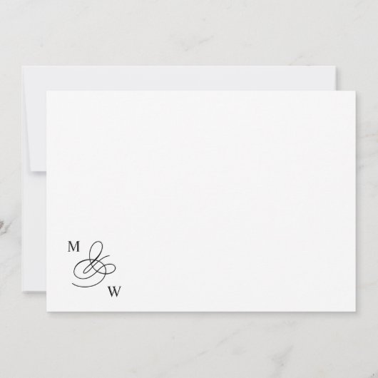 Luxe Typografie Budget repetitie diner Kaart (Achterkant)