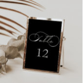 Luxe Typografie Tafelnummer