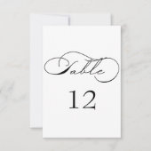 Luxe Typografie Tafelnummer (Voorkant)