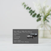Luxe Uber Driver Transport-Visitekaartjes Visitekaartje (Staand voorkant)
