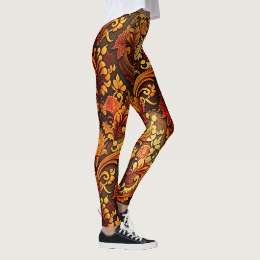 Luxe, uitgebreide Vintage Leggings (Rechts)