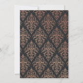 luxe uitnodiging voor een moslim huwelijk (Achterkant)