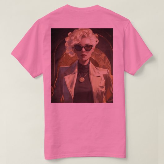 luxe uitstraling t-shirt (Design achterkant)