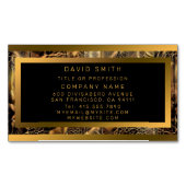 Luxe, uniek hout magnetisch visitekaartje (Voorkant)