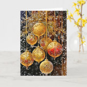 Luxe vakantie pracht kaart (Gele Bloem)