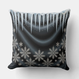 Luxe vakantiepussen – Snowflake Design Kussen