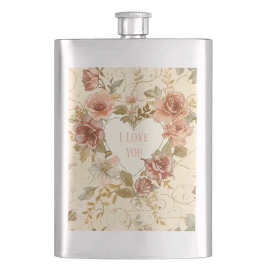 Luxe,Valentijnsdag,Ik Hou van Jou,Rozen,Liefdeshar Flacon (Voorkant)