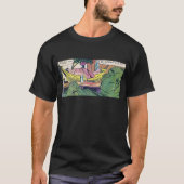 Luxe van luiheid  Comic Panel T-shirt (Voorkant)