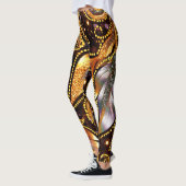Luxe veren Abstract Leggings (Links)