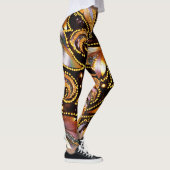 Luxe veren Abstract Leggings (Rechts)